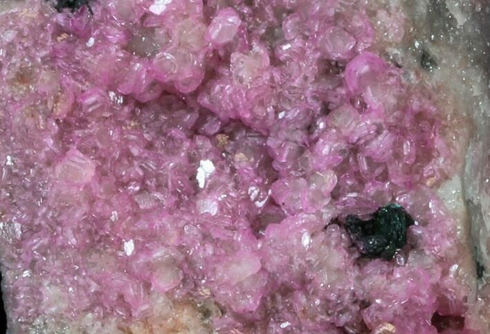 Gemmy, Pink Sphaerocobaltite Crystals - Morocco #34931